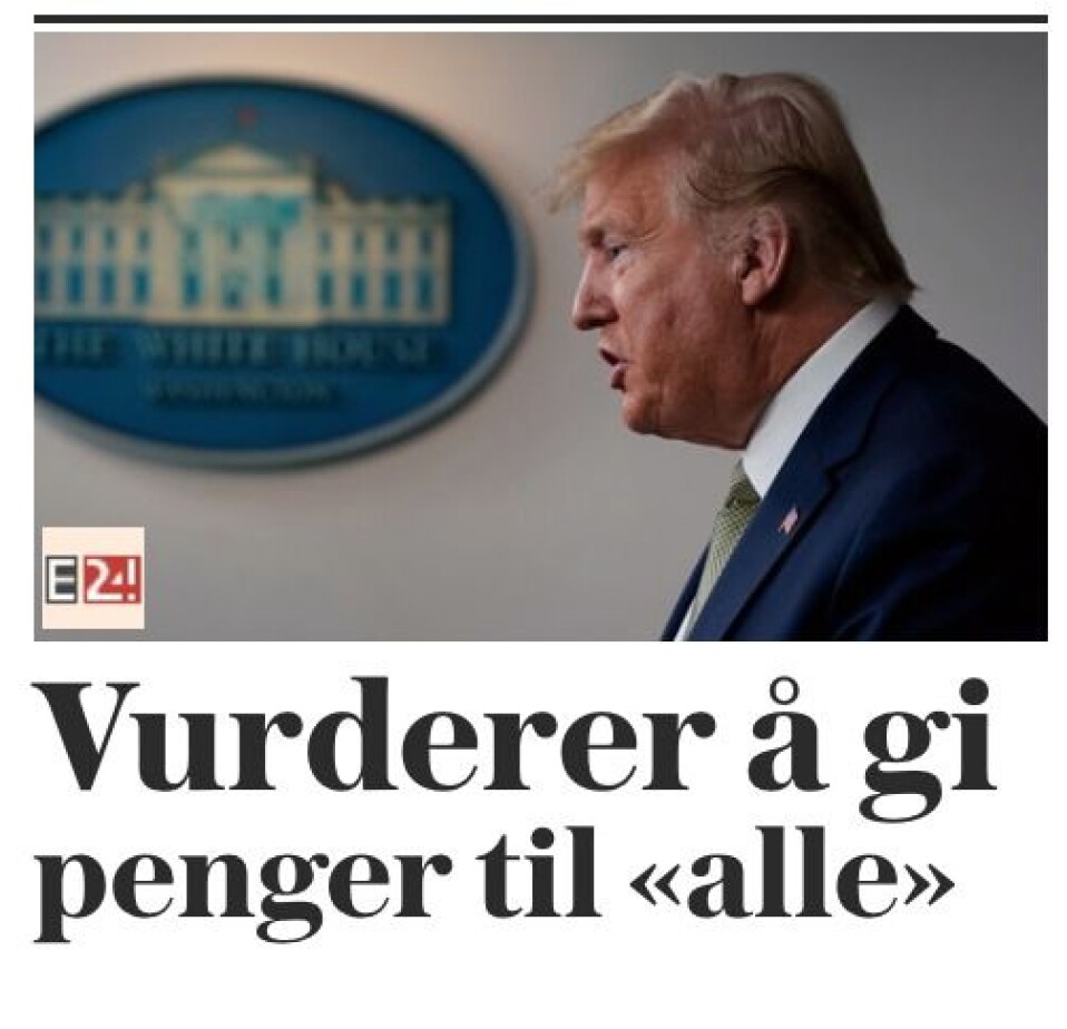 Disse overskriftene hadde du aldri trodd du skulle lage for få uker siden
