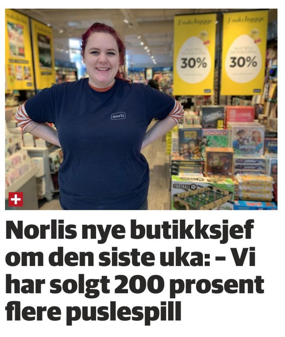 Disse overskriftene hadde du aldri trodd du skulle lage for få uker siden
