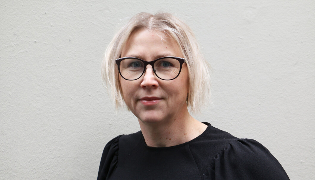 Redaktør Gøril Huse i lettelstavisa Klar Tale. Redaktør Gøril Huse i lettelstavisa Klar Tale.