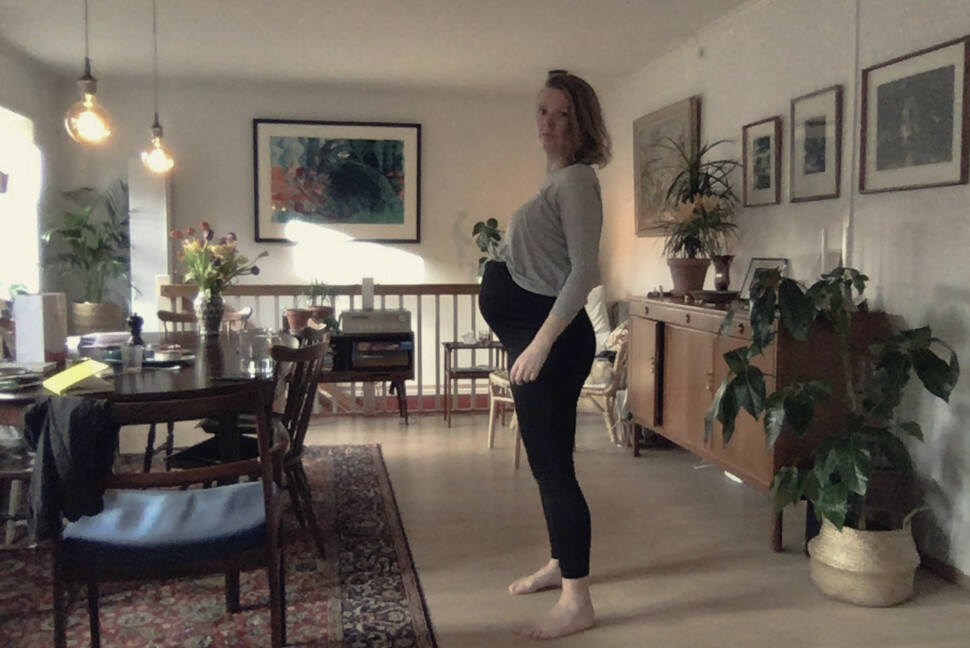 Charlotte Hidle (32). Fødselspermisjon, Oslo. – Fint. Hyggelig å få være i fred.
