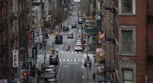 Aftenpostens korrespondent har reist hjem fra koronarammet New York Aftenpostens korrespondent har reist hjem fra koronarammet New York