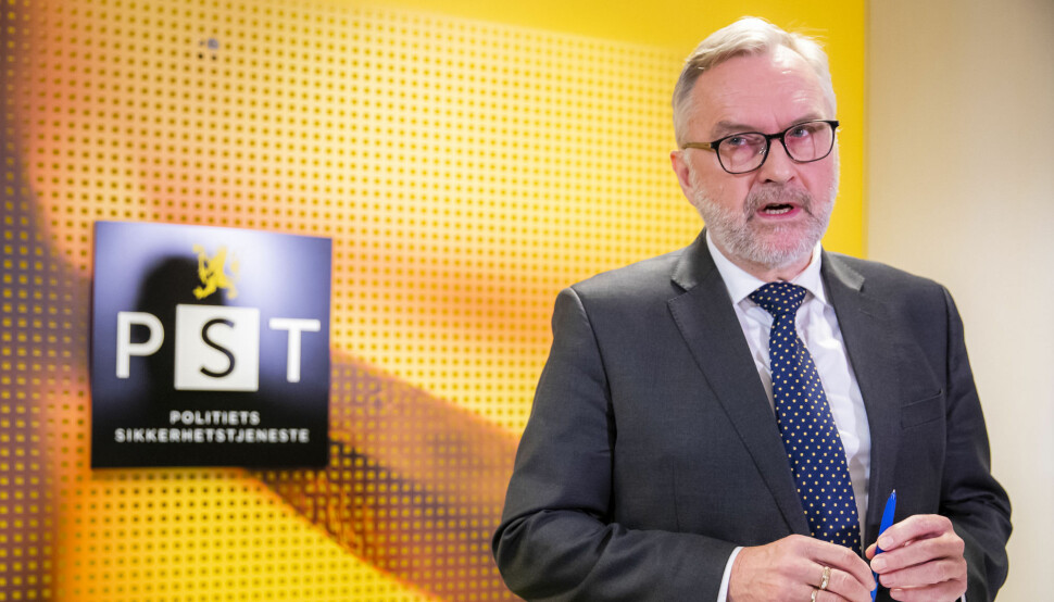 PST får kritikk fra EOS-utvalget. Her ved PST-sjef Hans Sverre Sjøvold fra tidligere i år.