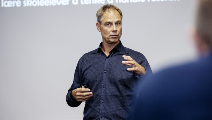 Professor Jens Elmelund Kjeldsen ved UiB. Professor Jens Elmelund Kjeldsen ved UiB.