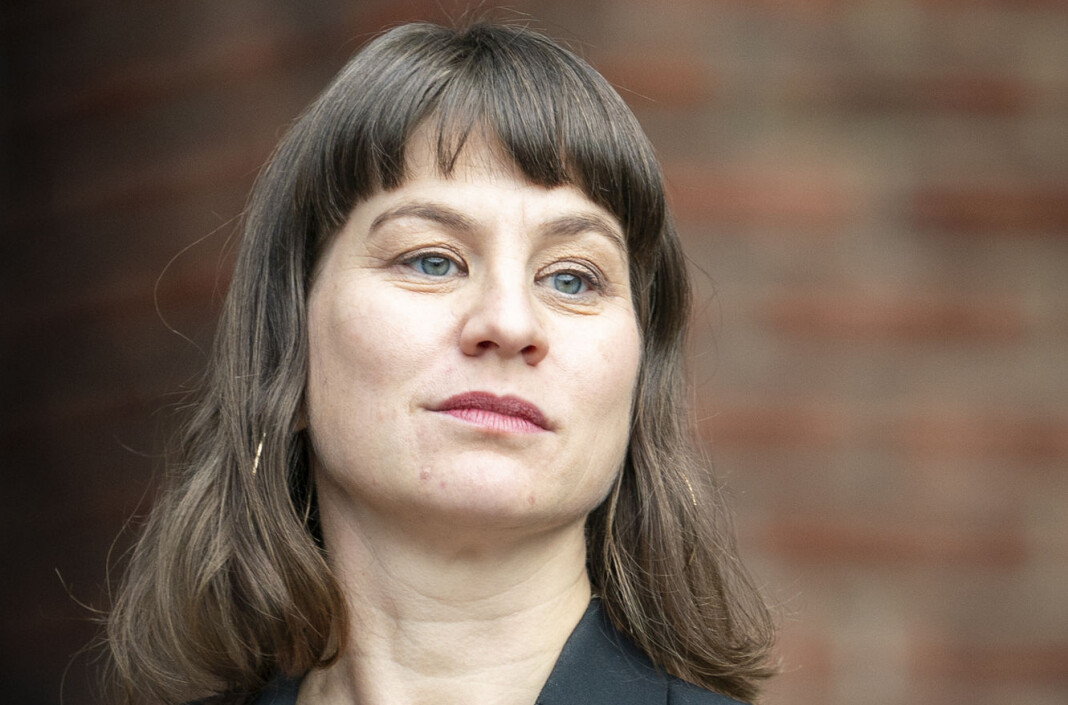 Kulturbyråd Rina Mariann Hansen gjør seg klar for å utbetale en ny runde med pressestøtte fra Oslo kommune. Kulturbyråd Rina Mariann Hansen gjør seg klar for å utbetale en ny runde med pressestøtte fra Oslo kommune.
