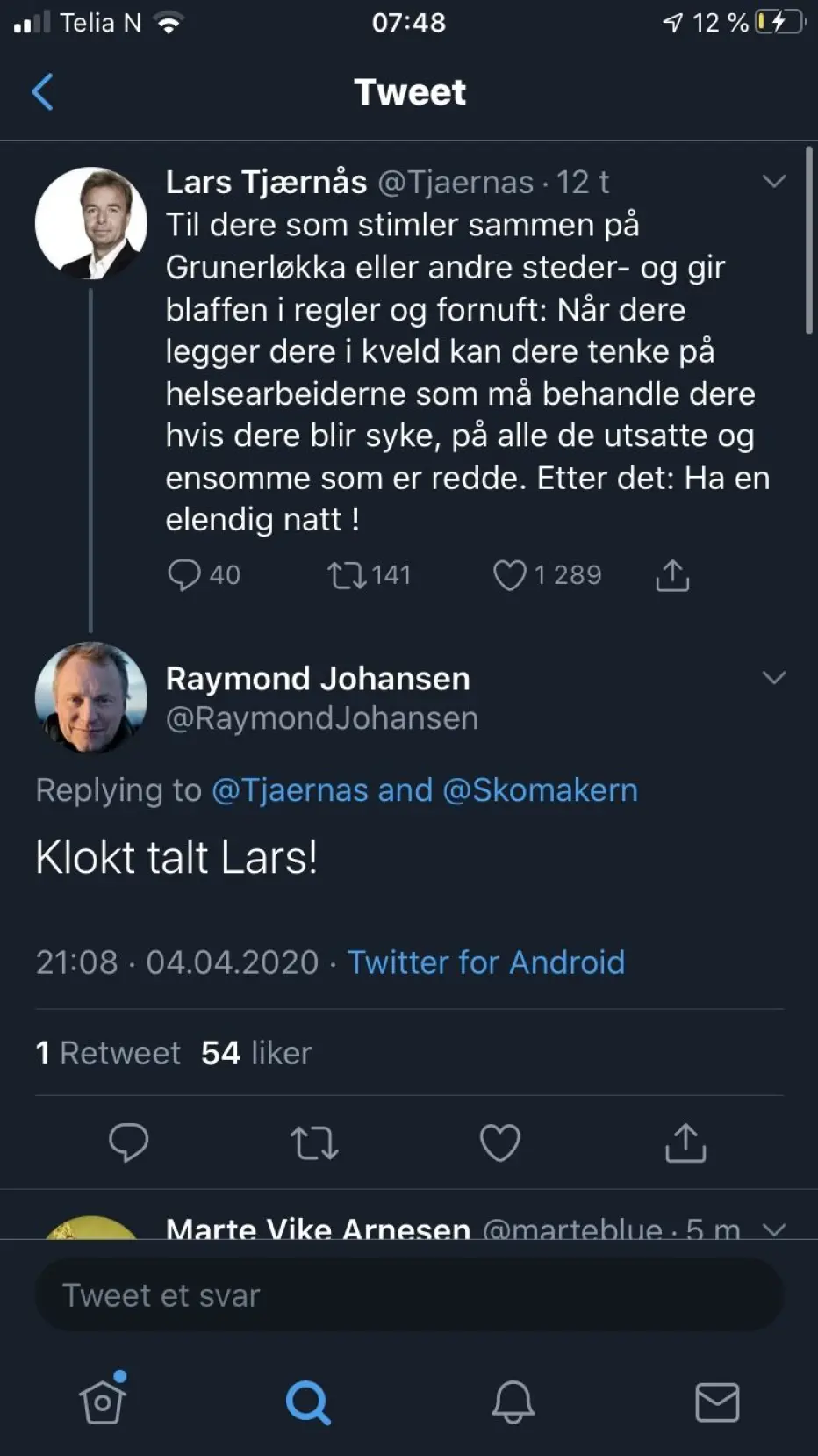 Byrådsleder i Oslo, Raymond Johansen, var en av mange som kommenterte saken lørdag kveld. Byrådsleder i Oslo, Raymond Johansen, var en av mange som kommenterte saken lørdag kveld.