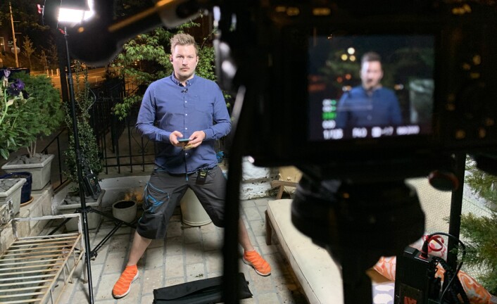 Lars Os er NRKs mann i USA: Hadde aldri stått foran kamera før koronakrisa
