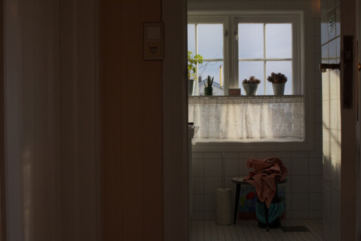 «Badet vårt i solnedgang». «Badet vårt i solnedgang».