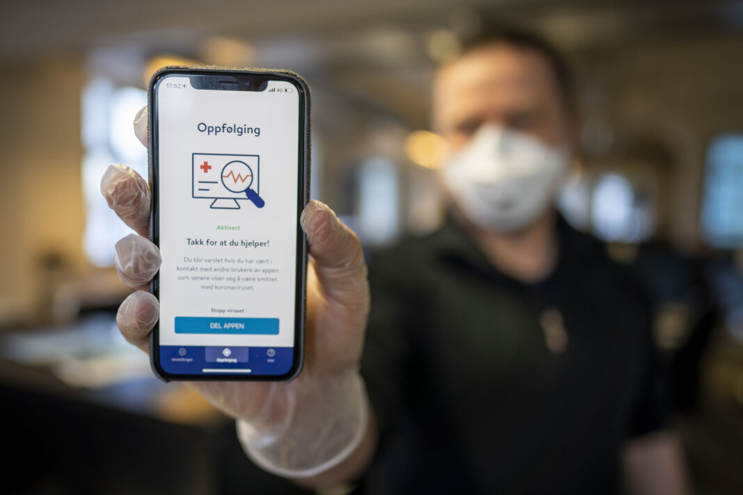 Folkehelseinstituttets nye app Smittestopp er ikke uproblematisk for redaksjonelle medarbeidere, påpeker Norsk Redaktørforening. Folkehelseinstituttets nye app Smittestopp er ikke uproblematisk for redaksjonelle medarbeidere, påpeker Norsk Redaktørforening.