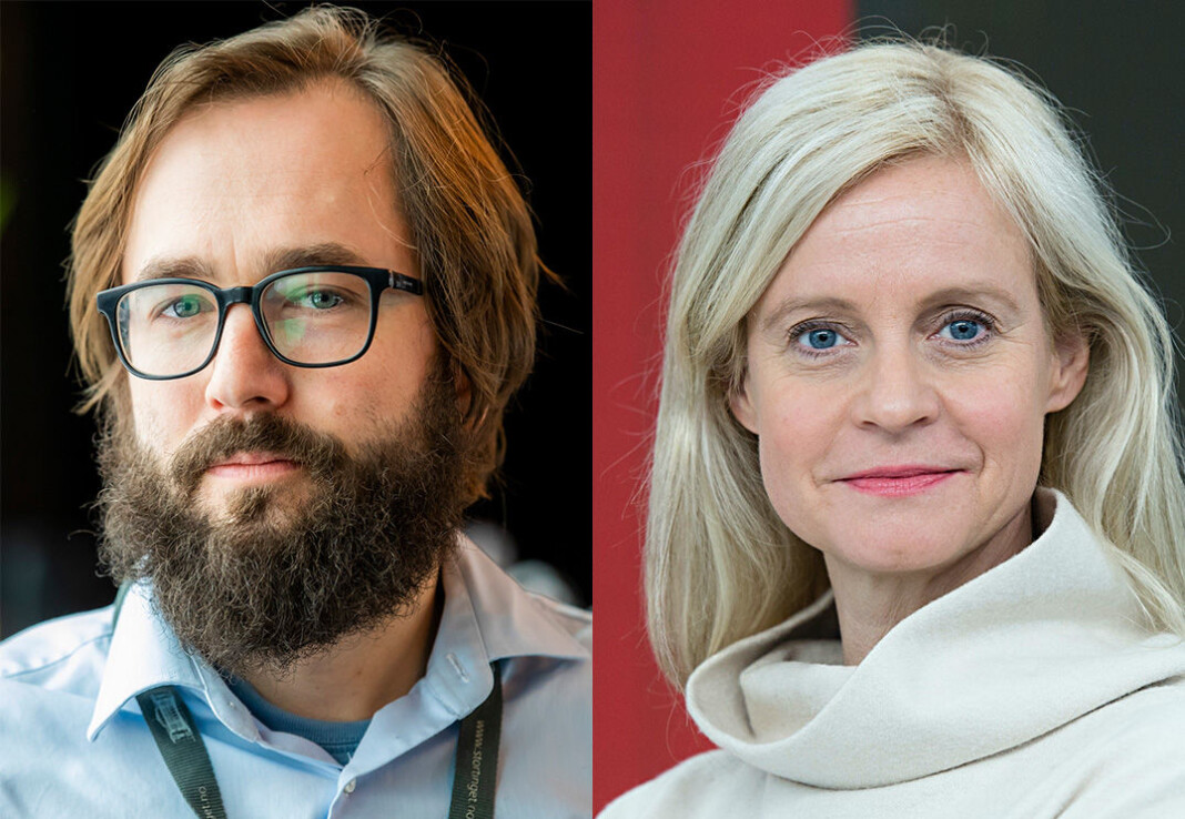 Nyhetsredaktør Karianne Solbrække sier hun er imponert over journalistikk til Filter Nyheter. Her ved ansvarlig redaktør Harald S. Klungtveit. Nyhetsredaktør Karianne Solbrække sier hun er imponert over journalistikk til Filter Nyheter. Her ved ansvarlig redaktør Harald S. Klungtveit.