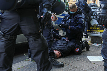 Demonstranter angrep TV-team i Berlin