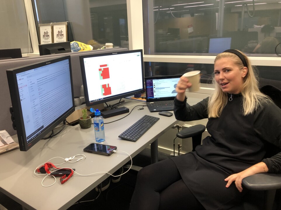 Sofie Amalie Fraser hadde ansvaret for avvik-databasen. Sofie Amalie Fraser hadde ansvaret for avvik-databasen.