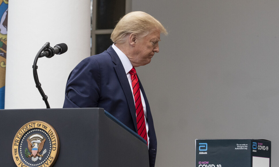 Trump avbrøt pressebrifing etter å ha avvist journalister