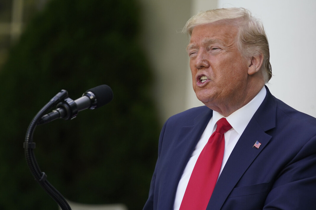 President Donald Trump mener stemmegivning per post vil føre til valgfusk. Den påstanden har nå Twitter merket som villedende. President Donald Trump mener stemmegivning per post vil føre til valgfusk. Den påstanden har nå Twitter merket som villedende.