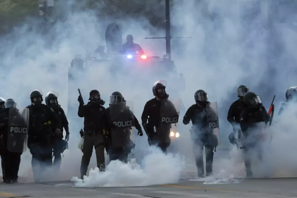 De fleste politiangrepene på pressefolk har skjedd i Minneapolis. Det var i denne byen demonstrasjonene startet, etter at George Floyd døde etter hardhendt behandling fra politiet forrige mandag.