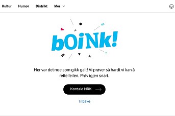 NRKs nettsider virker igjen