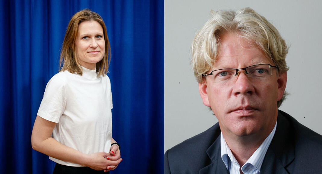 Kristine Foss og Tron Strand i Pressens offentlighetsutvalg ønsker eksempler på at myndighetens koronatiltak har vært for inngripende for pressen. Kristine Foss og Tron Strand i Pressens offentlighetsutvalg ønsker eksempler på at myndighetens koronatiltak har vært for inngripende for pressen.