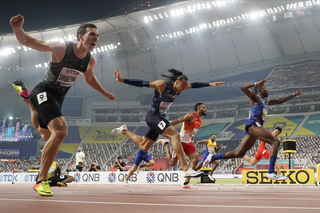 – Sportsjournalistikken er ukomplett uten en emosjonell komponent, mener Emil L. Mohr. Bildet er fra VM i Doha i 2019. – Sportsjournalistikken er ukomplett uten en emosjonell komponent, mener Emil L. Mohr. Bildet er fra VM i Doha i 2019.