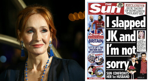 The Sun kritiseres etter sak om JK Rowlings voldelige eksmann