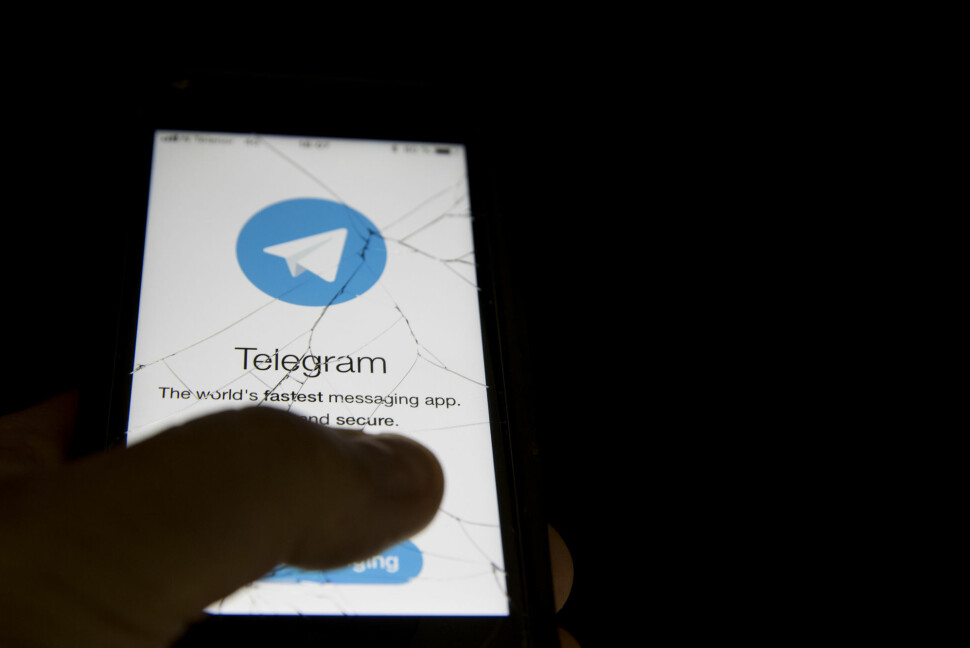 Mobilapplikasjonen Telegram gir brukerne mulighet til å kommunisere via krypterte meldinger.