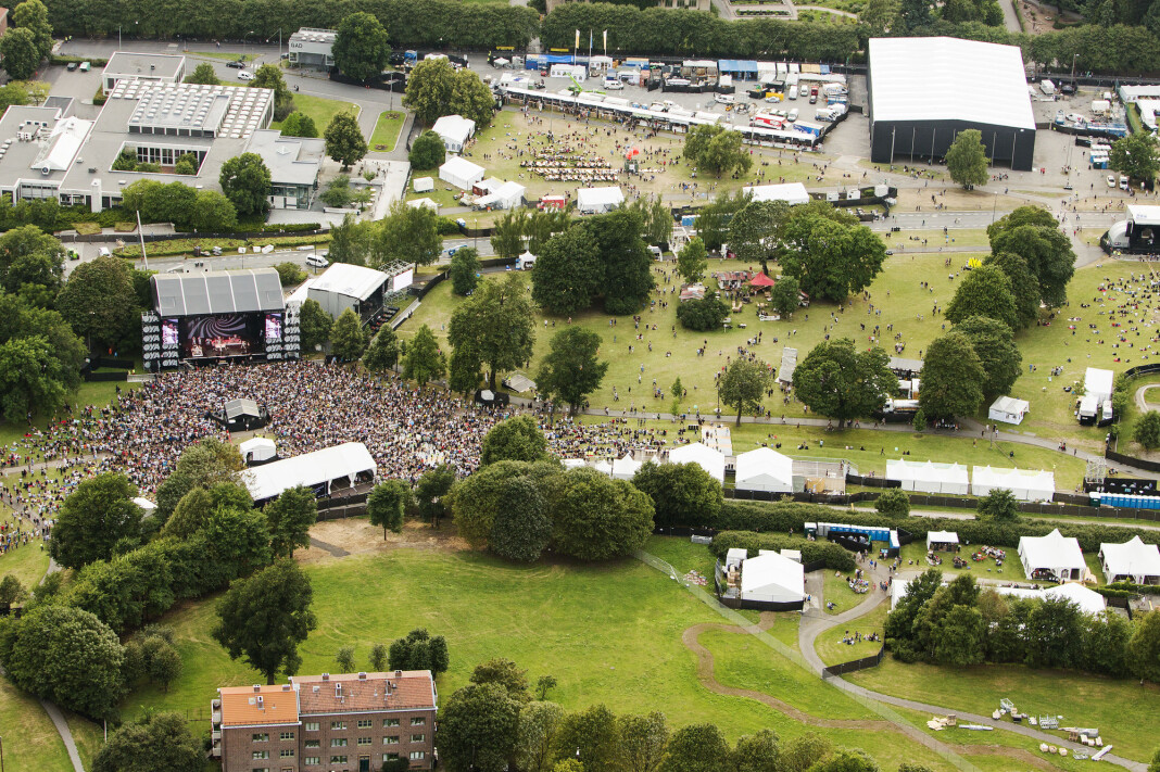 Munch-tomten på Tøyen er drømmetomten for NRK. Her fra 2014, da Øyafestivalen flyttet til Tøyenparken i Oslo. Munch-tomten på Tøyen er drømmetomten for NRK. Her fra 2014, da Øyafestivalen flyttet til Tøyenparken i Oslo.