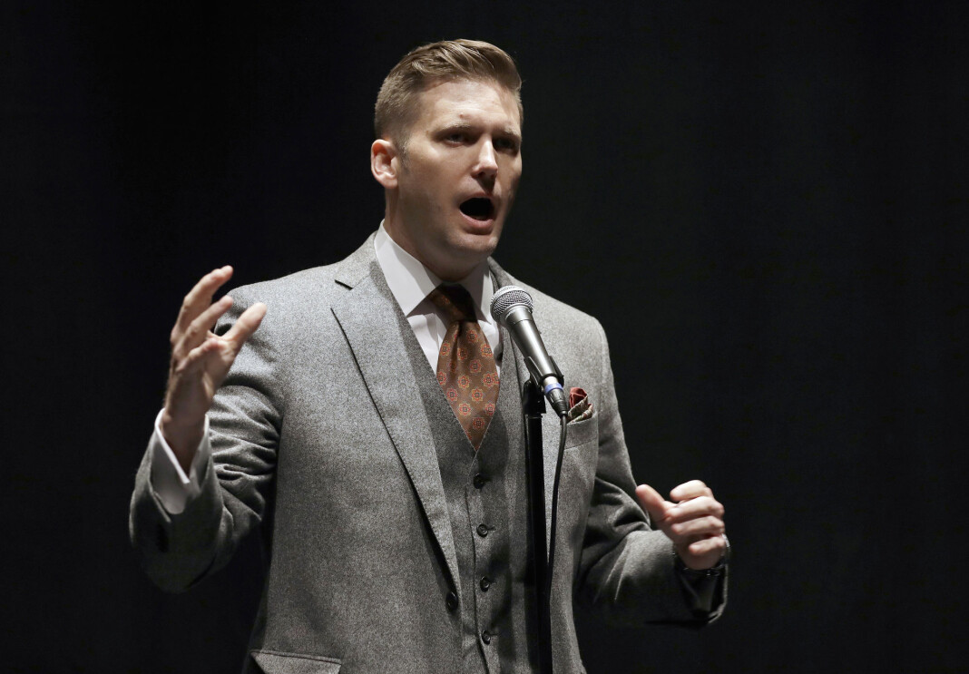 YouTube har blant annet stengt kanalen til Richard Spencer. YouTube har blant annet stengt kanalen til Richard Spencer.