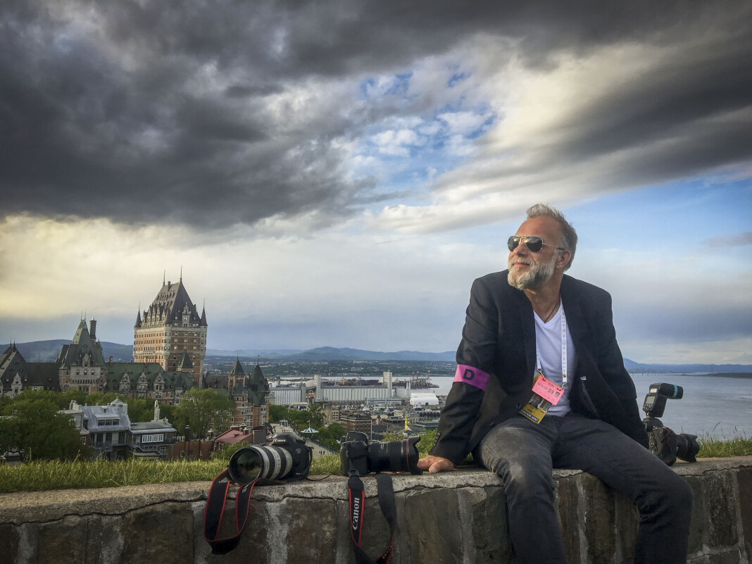 NTB scanpix-fotograf Heiko Junge fotografert under G7-toppmøtet i Quebec i 2018. NTB scanpix-fotograf Heiko Junge fotografert under G7-toppmøtet i Quebec i 2018.
