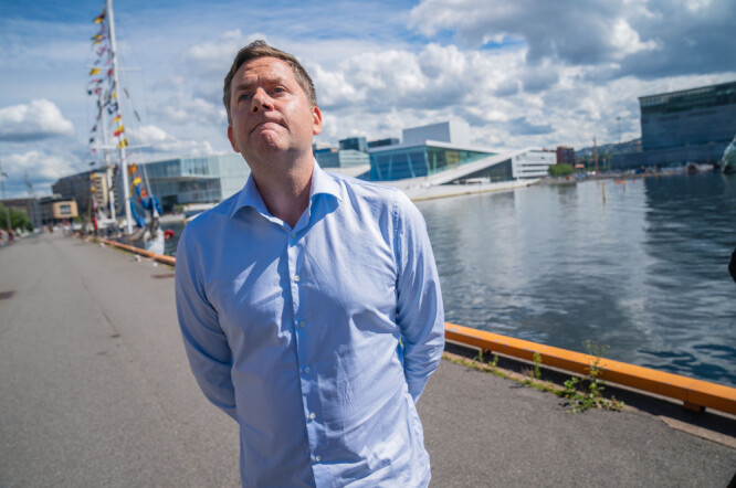Konsernsjef i Hurtigruten, Daniel Skjeldam, her fotografert 1. august.
