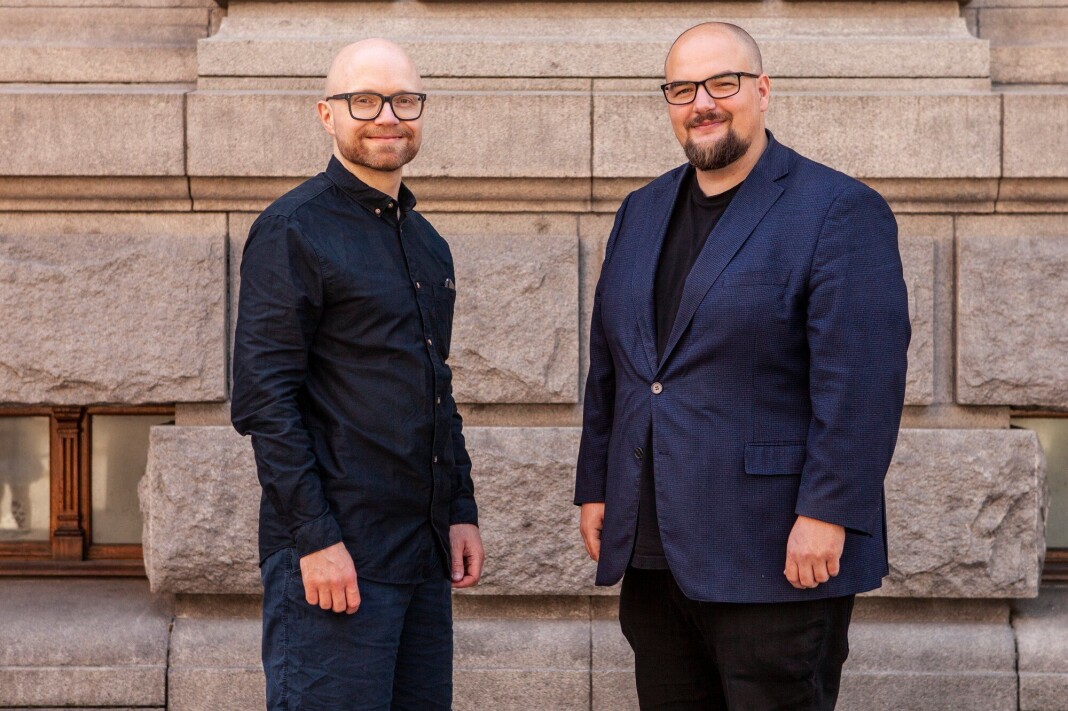 Ansvarlig redaktør Erik Waatland sammen med sin nye vaktsjef, Jan Magnus Weiberg-Aurdal (t.v.). Ansvarlig redaktør Erik Waatland sammen med sin nye vaktsjef, Jan Magnus Weiberg-Aurdal (t.v.).