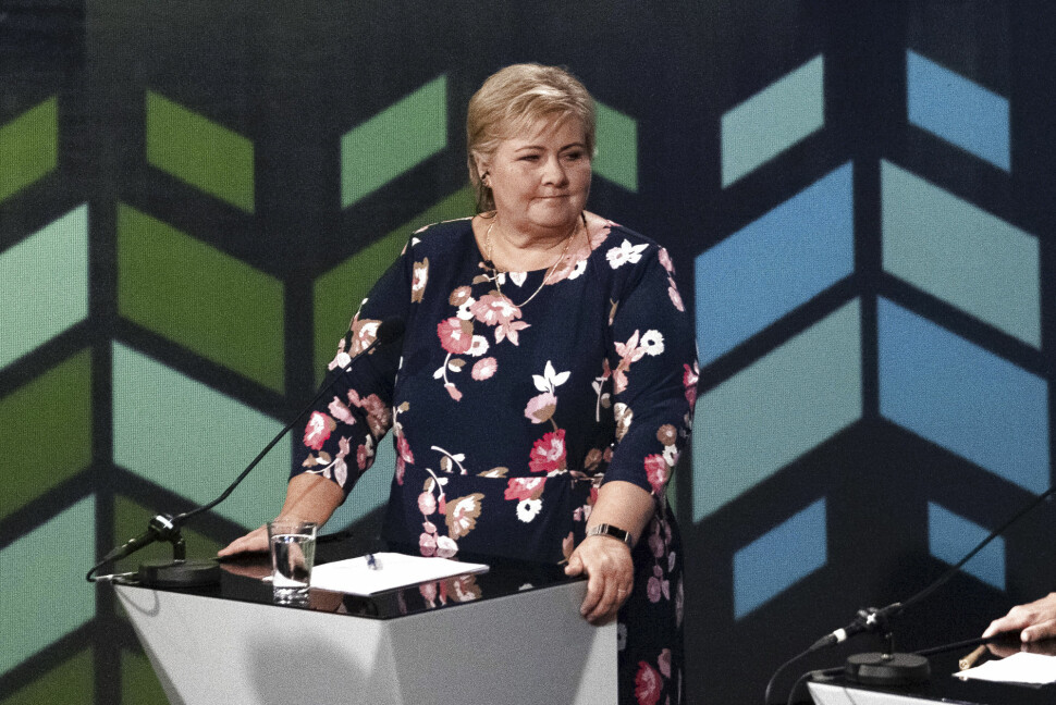 Statsminister Erna Solberg (H) topper lista over mest omtalte personer i norsk presse hittil i 2020.