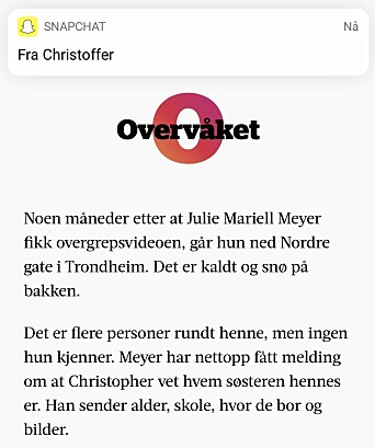 Slike push-varsler dukker opp når leseren scroller gjennom teksten. Slike push-varsler dukker opp når leseren scroller gjennom teksten.