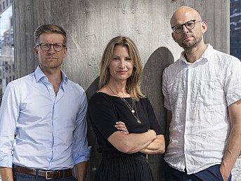Trioen bak podkasten Tut & Mediekjør. Fra venstre Svein Tore Bergestuen, Eva Sannum og Christian Lyder Marstrander. Trioen bak podkasten Tut & Mediekjør. Fra venstre Svein Tore Bergestuen, Eva Sannum og Christian Lyder Marstrander.