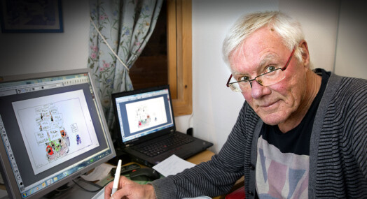 Mike (80) har vært tegner for Fædrelandsvennen siden 1975: – Samfunnet forandrer seg, men det er ikke jeg så villig til