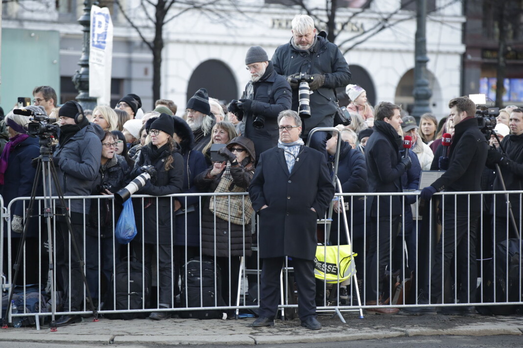 Assisterende kommunikasjonssjef ved Slottet, Sven Gjeruldsen, sier til Fædrelandsvennen at det ikke er vanlig at slike samtaler som kronprinsen har med folk, er åpne for media. Her fotografert ved en annen anledning. Assisterende kommunikasjonssjef ved Slottet, Sven Gjeruldsen, sier til Fædrelandsvennen at det ikke er vanlig at slike samtaler som kronprinsen har med folk, er åpne for media. Her fotografert ved en annen anledning.
