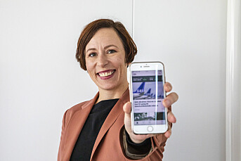 DN-redeaktør Ingeborg Volan med ny app. DN-redeaktør Ingeborg Volan med ny app.