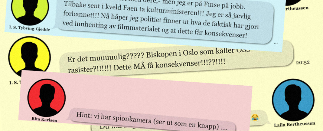 Filter Nyheter publiserer en lang rekke meldinger fra Facebook-chatter som er bevis i rettssaken mot Laila Anita Bertheussen. Filter Nyheter publiserer en lang rekke meldinger fra Facebook-chatter som er bevis i rettssaken mot Laila Anita Bertheussen.