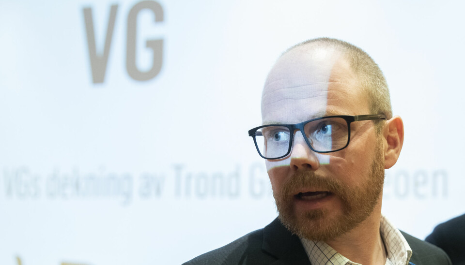 Bildebruk i VG-reportasjer skal opp for Høyesterett. Her ved sjefredaktør Gard Steiro. Foto: Berit Roald / NTB