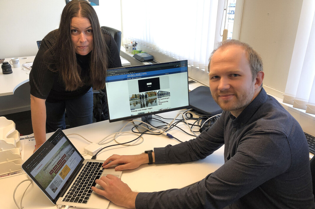 Ansvarlig redaktør i Alvdal midt i væla og Tynsetingen, Liv Maren Mæhre Vold, er fra og med i dag også konstituert som redaktør i Folldalsportalen. Lars Vingelsgård jobber som journalist for alle de tre nettavisene. Ansvarlig redaktør i Alvdal midt i væla og Tynsetingen, Liv Maren Mæhre Vold, er fra og med i dag også konstituert som redaktør i Folldalsportalen. Lars Vingelsgård jobber som journalist for alle de tre nettavisene.