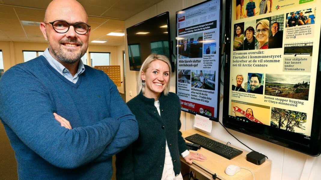 Nyhetsredaktør Trond Haakensen blir sjefredaktør og salgsdirektør Cecilie Stefanussen blir administrerende direktør når Stig Jakobsen reiser til Trøndelag for å lansere ny avis. Nyhetsredaktør Trond Haakensen blir sjefredaktør og salgsdirektør Cecilie Stefanussen blir administrerende direktør når Stig Jakobsen reiser til Trøndelag for å lansere ny avis.