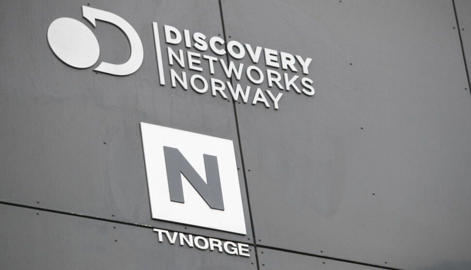 Oslo 20200303. 
Logoen til Discovery Networks Norway og TVNorge.
Foto: Terje Bendiksby / NTB