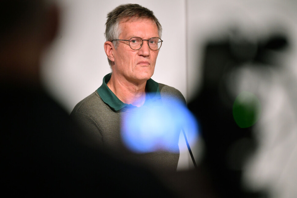 Statsepidemiolog Anders Tegnell er i en egen klasse når det gjelder mediehåndtering, mener svenske journalister. Statsepidemiolog Anders Tegnell er i en egen klasse når det gjelder mediehåndtering, mener svenske journalister.