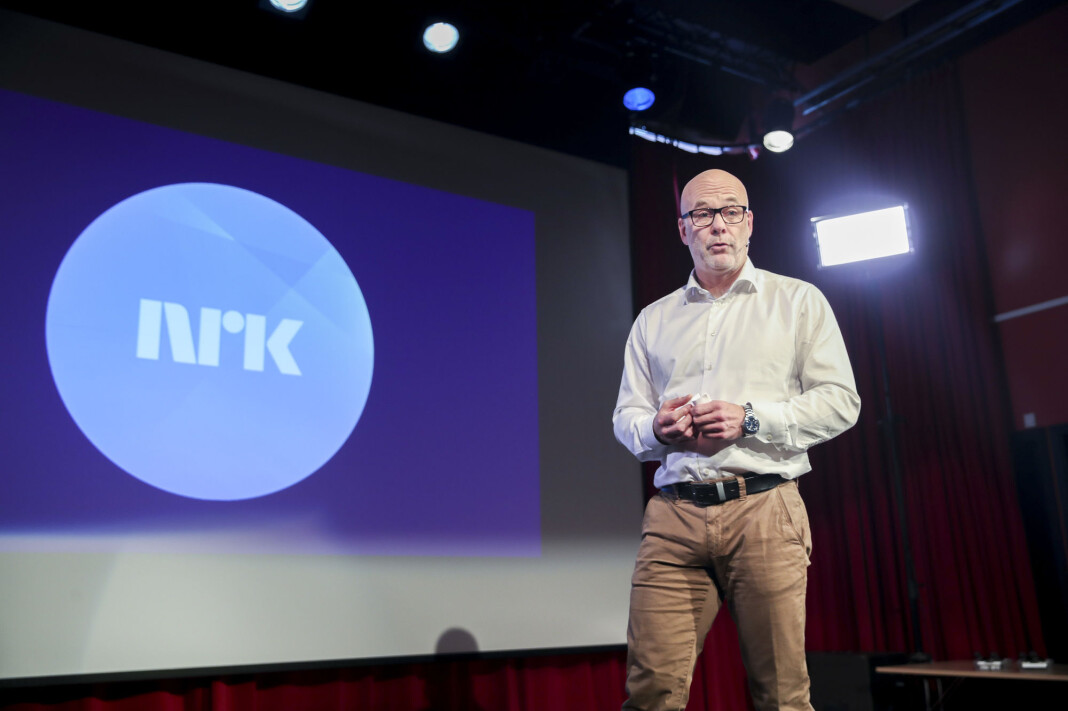 Kringkastingssjef Thor Gjermund Eriksen sier at NRK utsetter avgjørelsen om hvor de skal flytte. Kringkastingssjef Thor Gjermund Eriksen sier at NRK utsetter avgjørelsen om hvor de skal flytte.