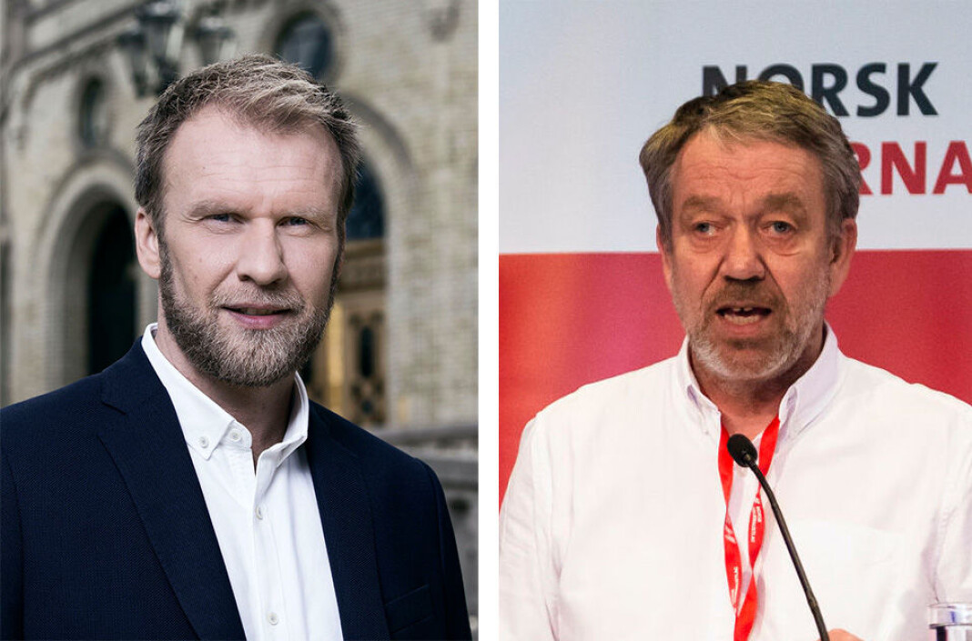 Profilerte NJ-medlemmer som Atle Bjurstrøm (t.v.) og Sven Arne Buggeland ber om at veivalg for navn og medlemmer får ligge til 2023. Profilerte NJ-medlemmer som Atle Bjurstrøm (t.v.) og Sven Arne Buggeland ber om at veivalg for navn og medlemmer får ligge til 2023.