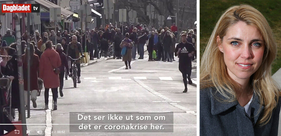 Dagbladets videoframstilling av folkeliv i Markveien i Oslo får kritikk fra PFU. Til høyre: Ansvarlig redaktør Alexandra Beverfjord i Dagbladet. Dagbladets videoframstilling av folkeliv i Markveien i Oslo får kritikk fra PFU. Til høyre: Ansvarlig redaktør Alexandra Beverfjord i Dagbladet.