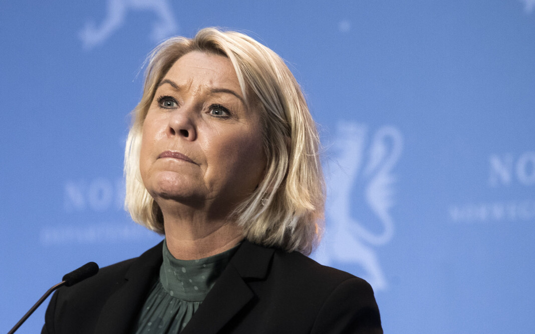 Justis- og beredskapsminister Monica Mæland svarte om oppfølging av offentlighetsloven. Justis- og beredskapsminister Monica Mæland svarte om oppfølging av offentlighetsloven.