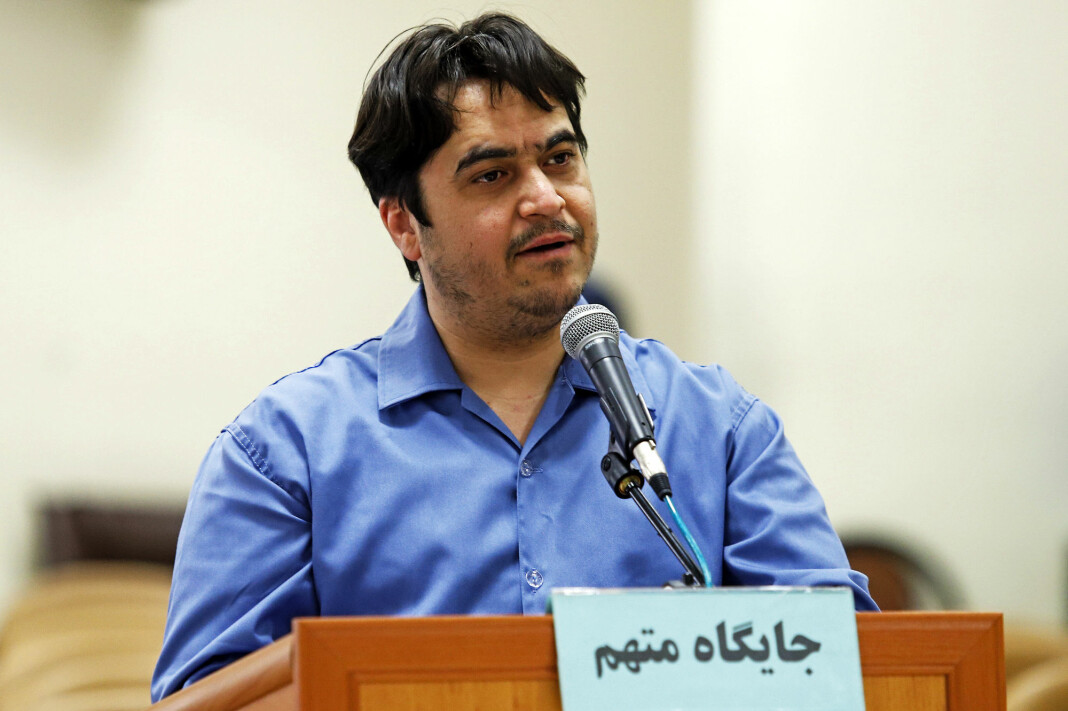 Ruhollah Zam ble dømt til døden etter å ha blitt lokket til Iran, angivelig av iransk etterretning. Fredag ble han henrettet.