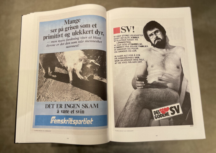 Valgkamp med Gateavisas egne valgplakater. De slo vel verken an i Frp eller SV. Valgkamp med Gateavisas egne valgplakater. De slo vel verken an i Frp eller SV.