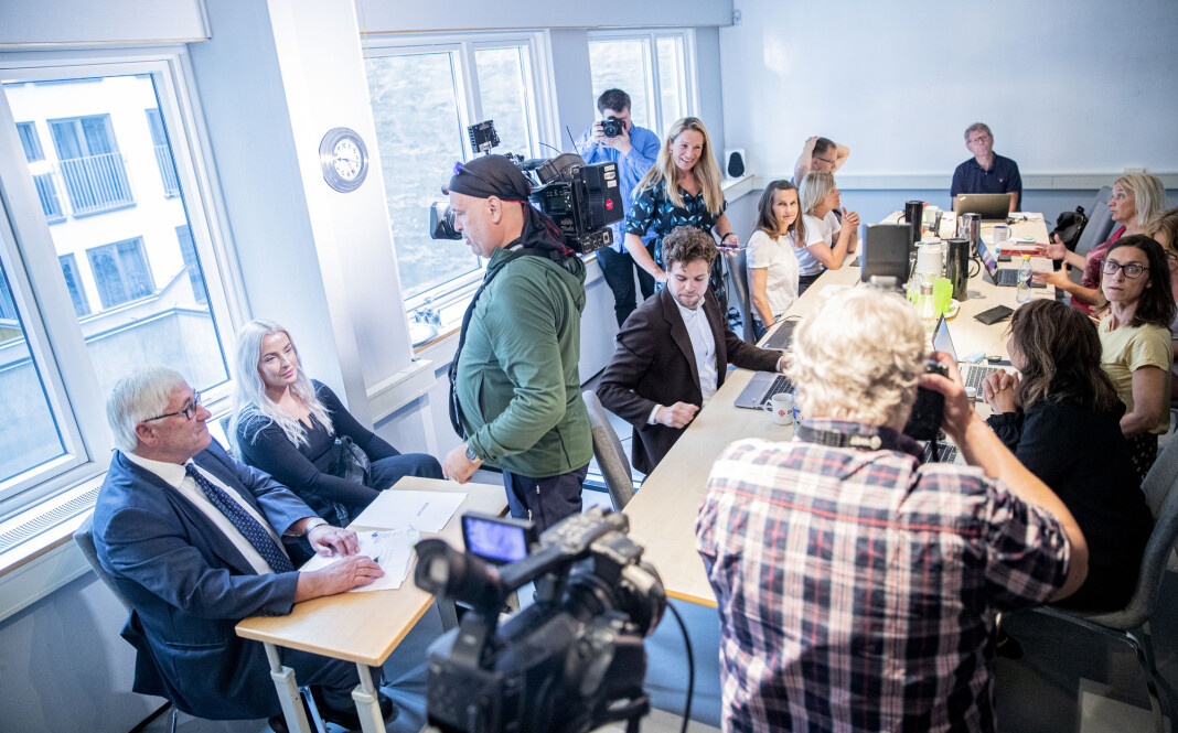Det er lenge siden det har vært så folksomt på PFU-møter. Alle møtene siden mars har foregått digitalt. Dette bildet fra august 2019. Det er lenge siden det har vært så folksomt på PFU-møter. Alle møtene siden mars har foregått digitalt. Dette bildet fra august 2019.