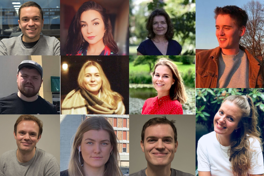 Disse 11 er ansatt som breaking news-journalister i Avisa Oslo. Fra øverst til venstre: Henrik Skolt, Sevda Barazesh, Åshild Breian, Henrik Giæver, Jørn Normann Pedersen, Edda Drægni, Ingrid Cogorno, Eirik Løkkemoen Bjerklund, Emilie Rydning, Karl Martin Jakobsen og Ingebjørg Iversen. Disse 11 er ansatt som breaking news-journalister i Avisa Oslo. Fra øverst til venstre: Henrik Skolt, Sevda Barazesh, Åshild Breian, Henrik Giæver, Jørn Normann Pedersen, Edda Drægni, Ingrid Cogorno, Eirik Løkkemoen Bjerklund, Emilie Rydning, Karl Martin Jakobsen og Ingebjørg Iversen.