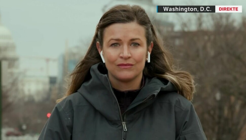 Veronica Westhrin rapporterte fra Washington D.C. den dramatiske onsdagskvelden.