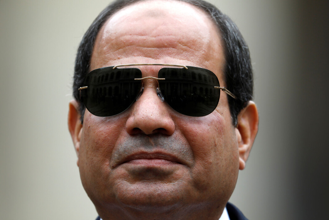President Abdel Fattah al-Sisi har slått hardt ned på meningsmotstandere. President Abdel Fattah al-Sisi har slått hardt ned på meningsmotstandere.